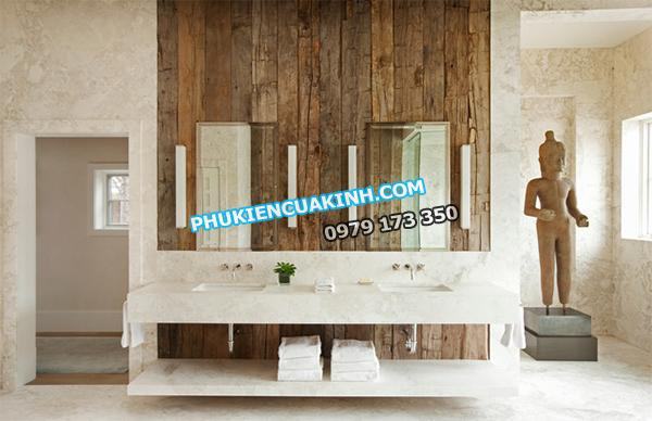Các mẫu phòng tắm đẹp kết hợp với gỗ mà bạn nên biết